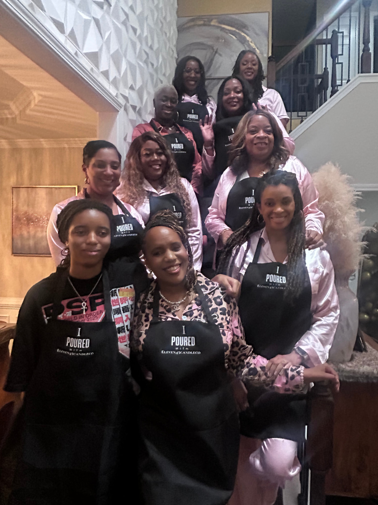 Bridal celebration candle-making experience in Atlanta